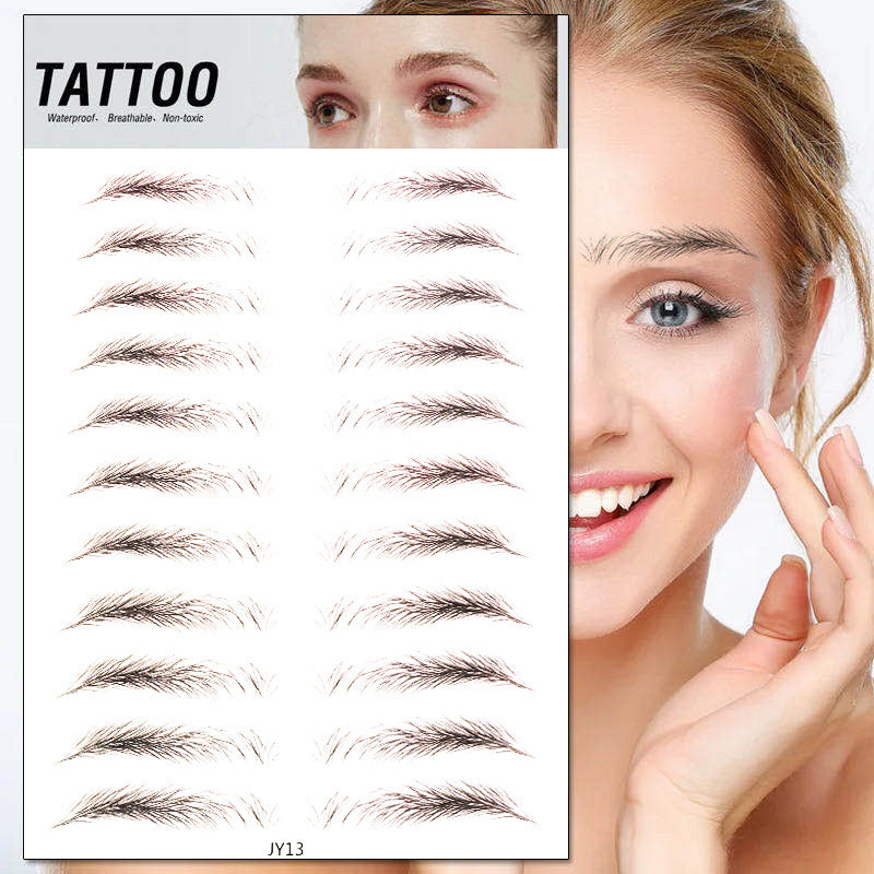 Waterproof 6D Eyebrow Tattoo Semi-Permanent Embroidery Natural Long Lasting Fake Eyebrow-e5fd93256c8800a50792dbbafb27c058