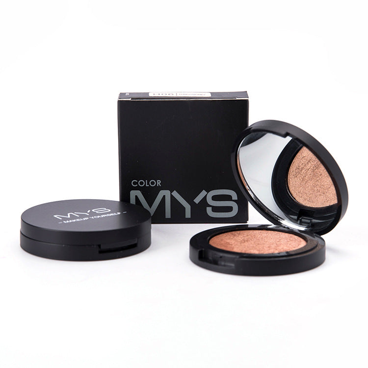 MYS Brand Face Makeup Powder 6 color Waterproof Minerals Shimmer Brightener Contour Glow Kit Bronzer Highlighter Makeup Palettes-82822eff674434335fc70c774253506c