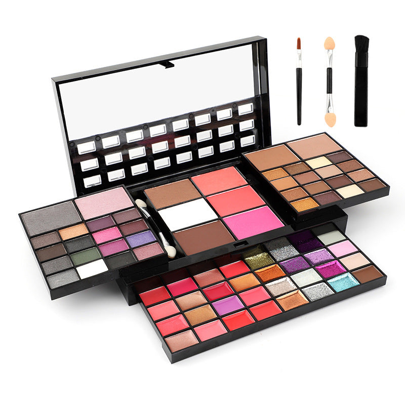 74 Colors Makeup Set Lip Gloss Blush Eyeshadow Highlight Combination Plate Wholesale Makeup Set-57f9420d57ef3ca244dd891448cc9c04