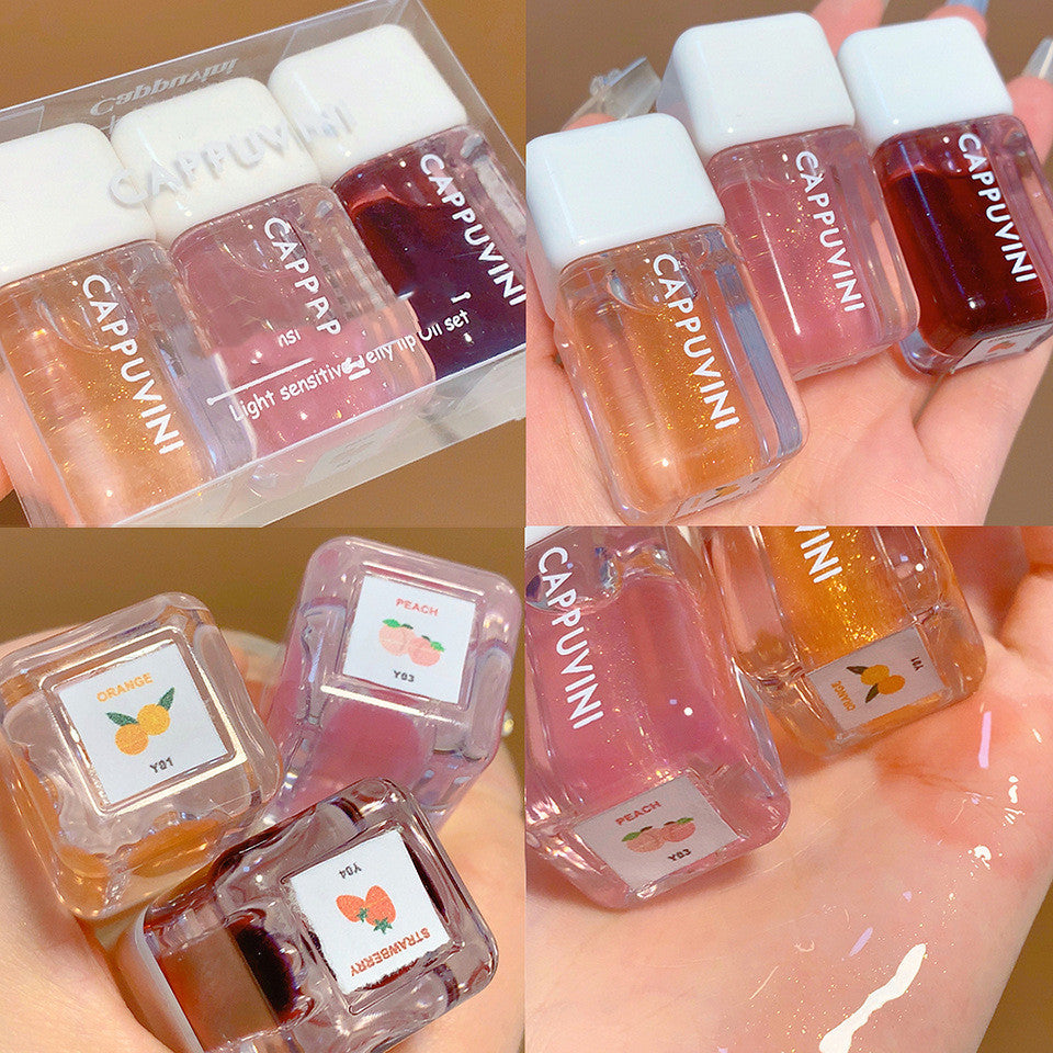 Small Square Lip Gloss Transparent Lip Gloss Glass Moisturizing And Nourishing Mirror Lip Lacquer-6ec5ccc7761cd64f403645c04f5ba8b3