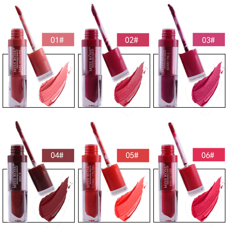 Matte not stick to cup lip gloss-a8998aaa891057f36ef242991c842028