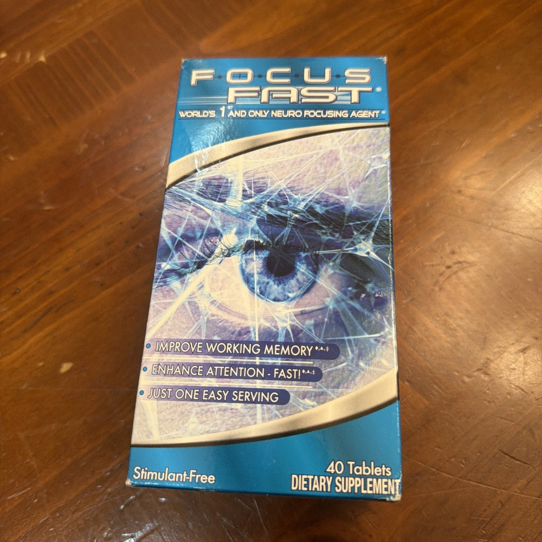 Focus Fast Brain Supplement, 39 Nootropics, Improve Memory, Caffeine Free 40-Ct-Focus Fast Brain Supplement, 39 Nootropics, Improve Memory, Caffeine Free 40-Ct
