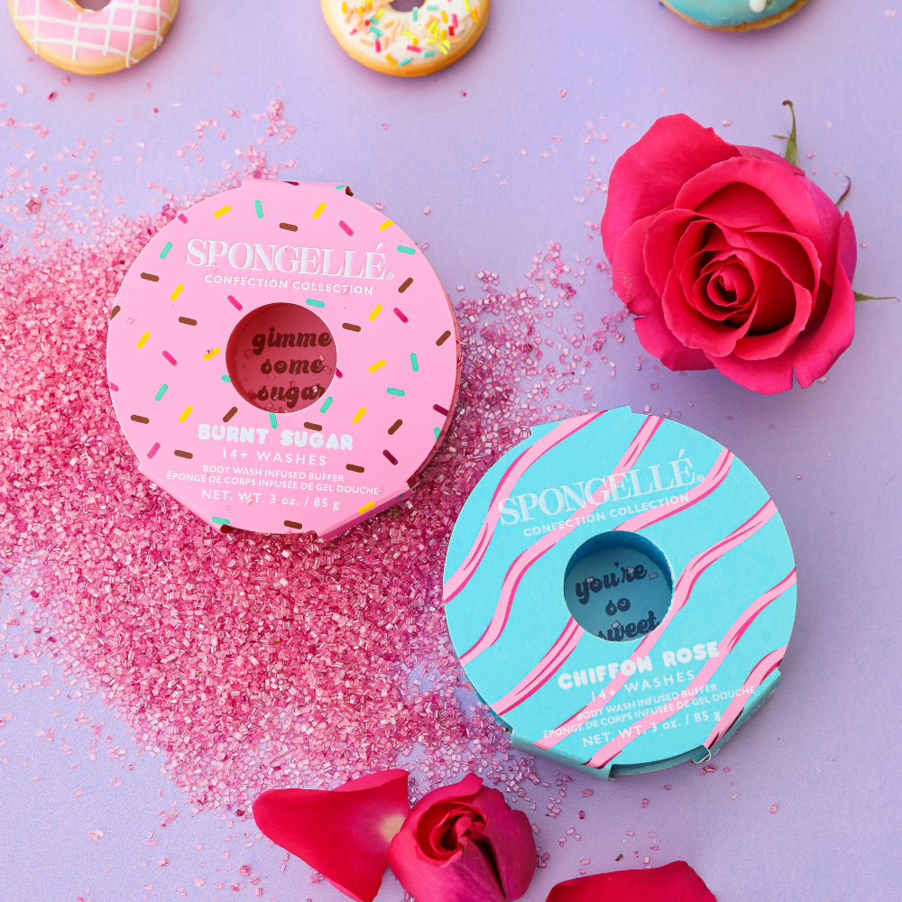 Burnt Sugar & Chiffon Rose Body Buffer Set-Burnt Sugar & Chiffon Rose Body Buffer Set