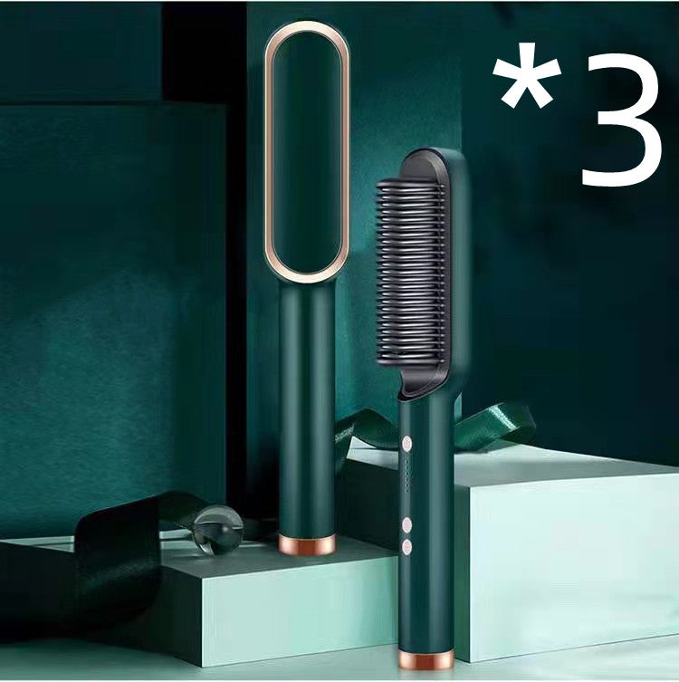 New 2 In 1 Hair Straightener Hot Comb Negative Ion Curling Tong Dual-purpose Electric Hair Brush-44c9413a81a0e534159dc5f365621a6b