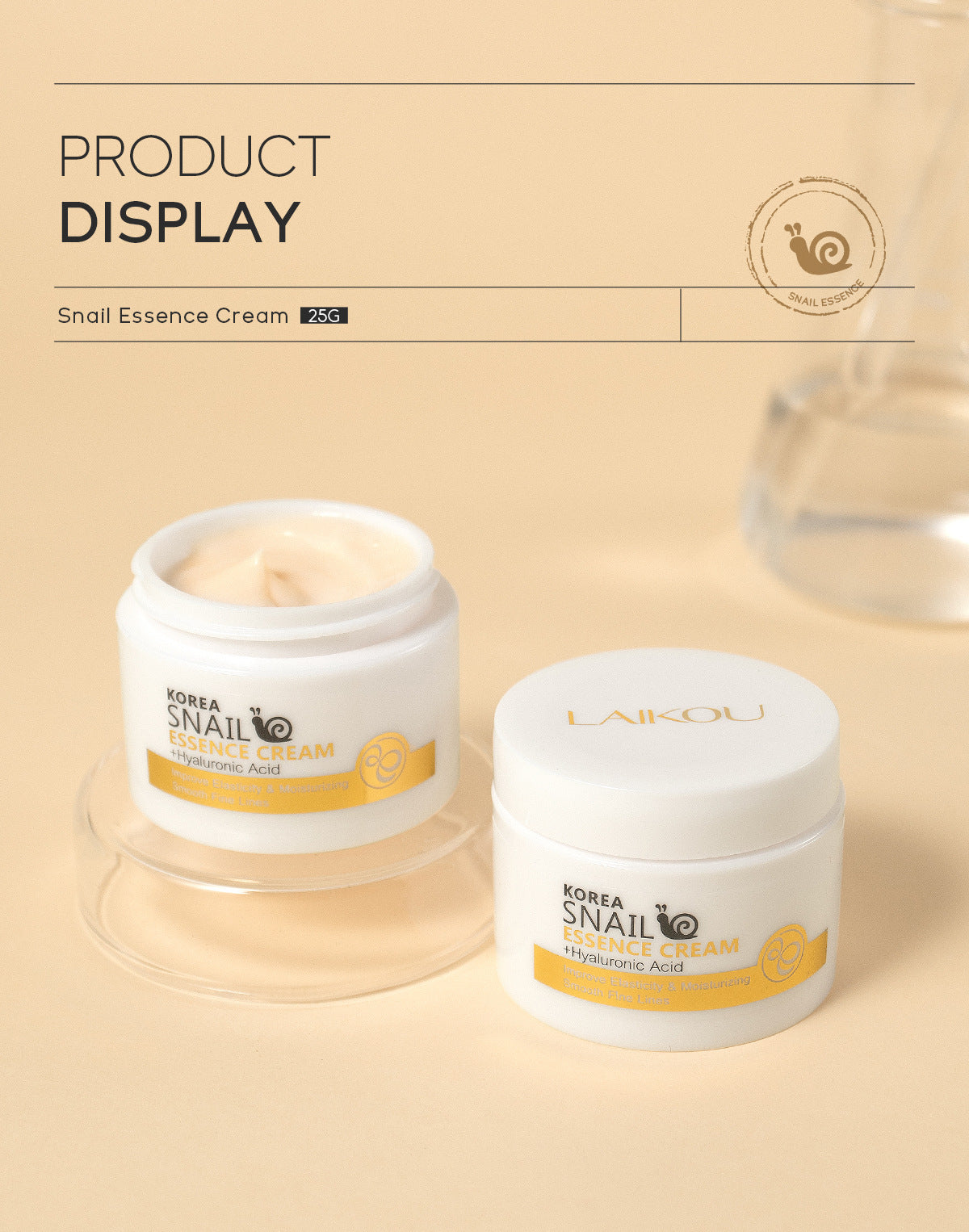Moisturizing Skin Care Products Laikou Snail Cream-ea013a86ca8ecfb424d0ea4b8e9b0d01