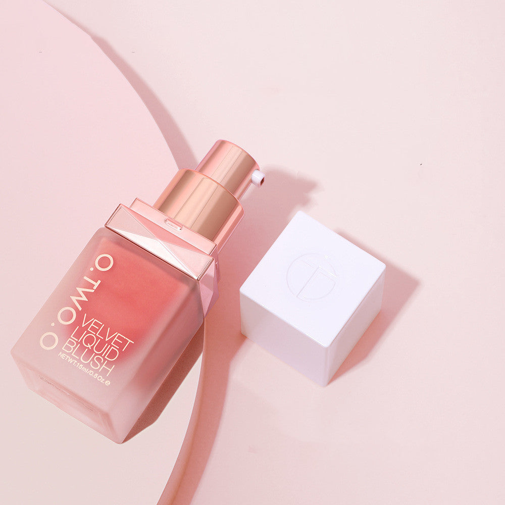 Natural Dazzling Liquid Blush Lasting Matte Silky And Delicate-4c4c1197a8a73f5f97975a5a9c008b27