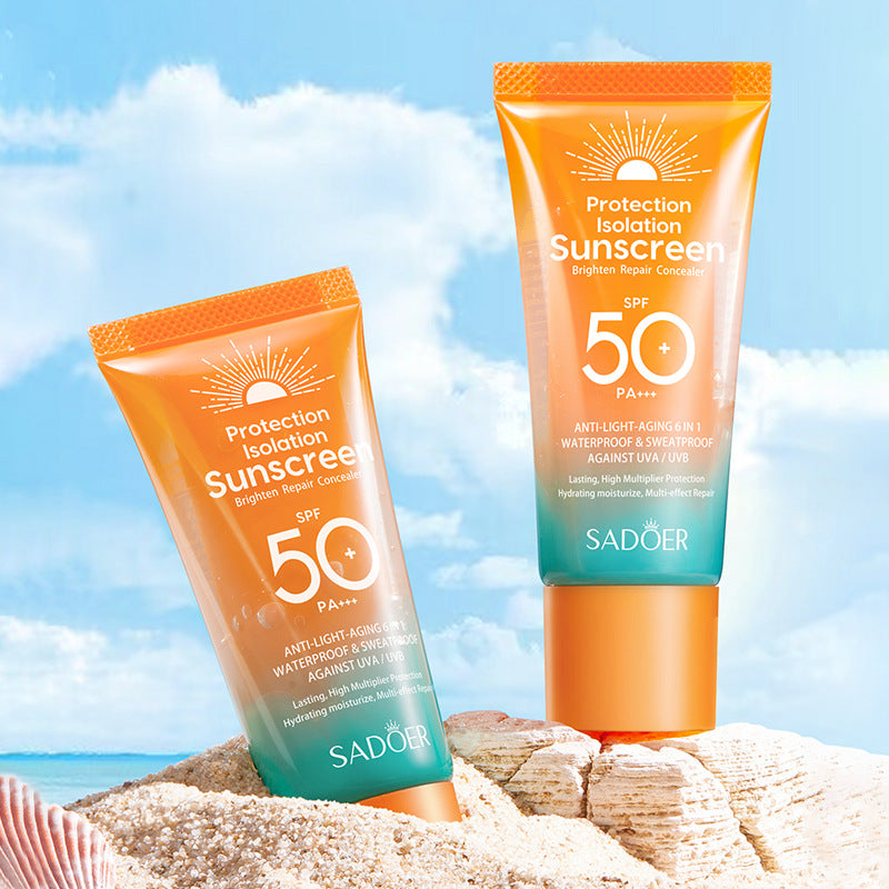Double Tube Multi-Effect Repair Isolation Sunscreen-f9a4d5c307c713c09ece629d08aee585