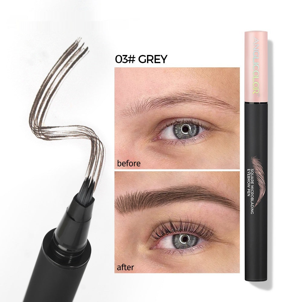 Multi-fork Liquid Eyebrow Pencil Wild Eyebrow Waterproof And Sweat-proof-ad0bd9b175b337d7a3e8cd40a6782376