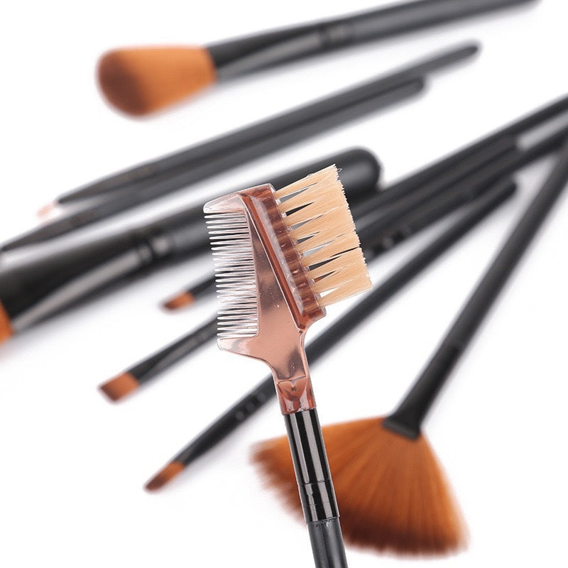 12pcs Makeup Brush Set Blush Eyeshadow Eyelash Highlighter Makeup Brush-599763e2a8212087ec5d9ae0ca6bb698