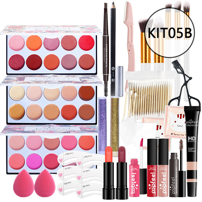 Makeup Cosmetics Set Beginner Combination Concealer Eyeliner Eyebrow Pencil-5696d982d30ce778b3a05e3df06adfce