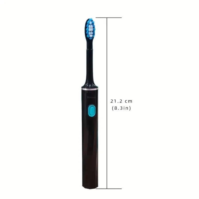 Sonic Electric Toothbrush – 6 Brush Heads, 3 Modes, AA Battery, IPX7 Waterproof-Sonic Electric Toothbrush – 6 Brush Heads, 3 Modes, AA Battery, IPX7 Waterproof