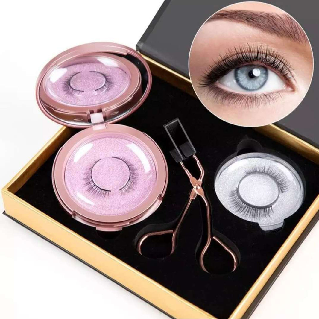 Reusable Magnetic Self-Adhesive Eyelashes No Eyeliner Or Glue Needed False Lashes Stable And Easy To Put On Natural Look And Waterproof Fake Eyelashes-f73eba3def8bf57217d977973a835e98