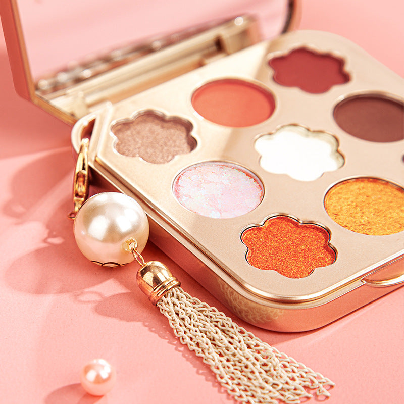 Nine Colors Matte Pearlescent Waterproof Long Lasting Star Bright Diamond Eyeshadow Palette-53d064f4d5305376a910d46efffbbbf2