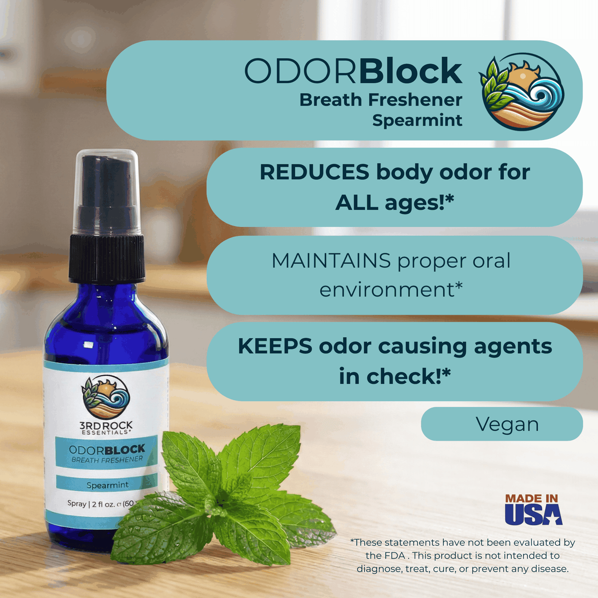 ODORBlock Breath Freshener Spray-ODORBlock Breath Freshener Spray