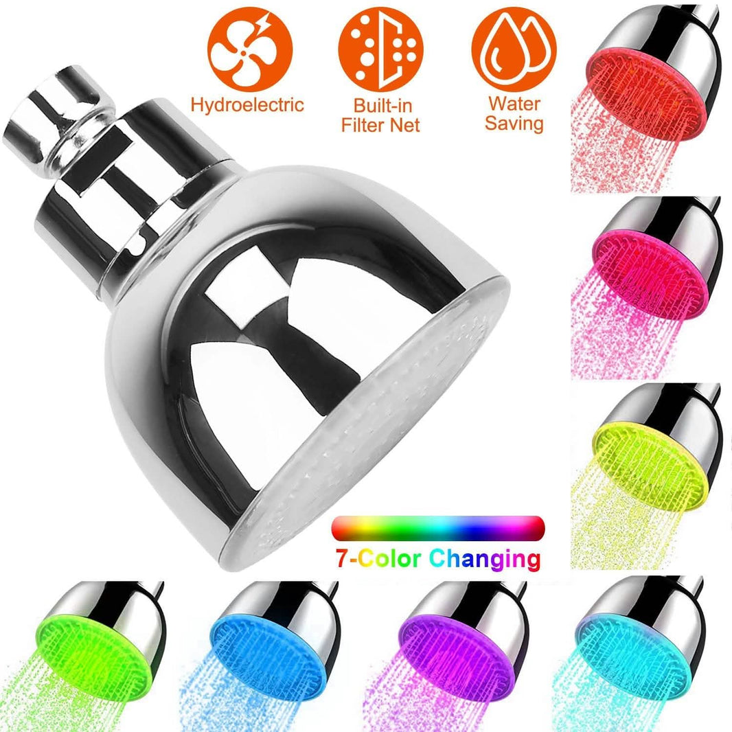 7 Color Changing LED Shower Head-7 Color Changing LED Shower Head