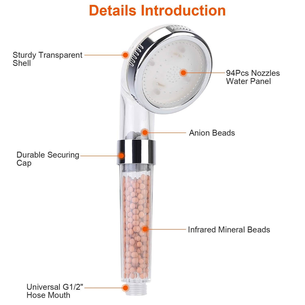 7 Color Changing Light Handheld Shower Head-7 Color Changing Light Handheld Shower Head