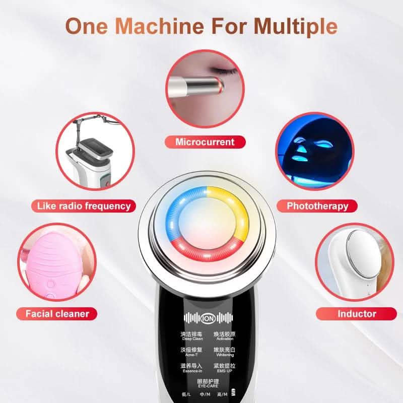 7-in-1 AmazeFan RF and EMS Radio Beauty Skin Care Tools-7-in-1 AmazeFan RF and EMS Radio Beauty Skin Care Tools