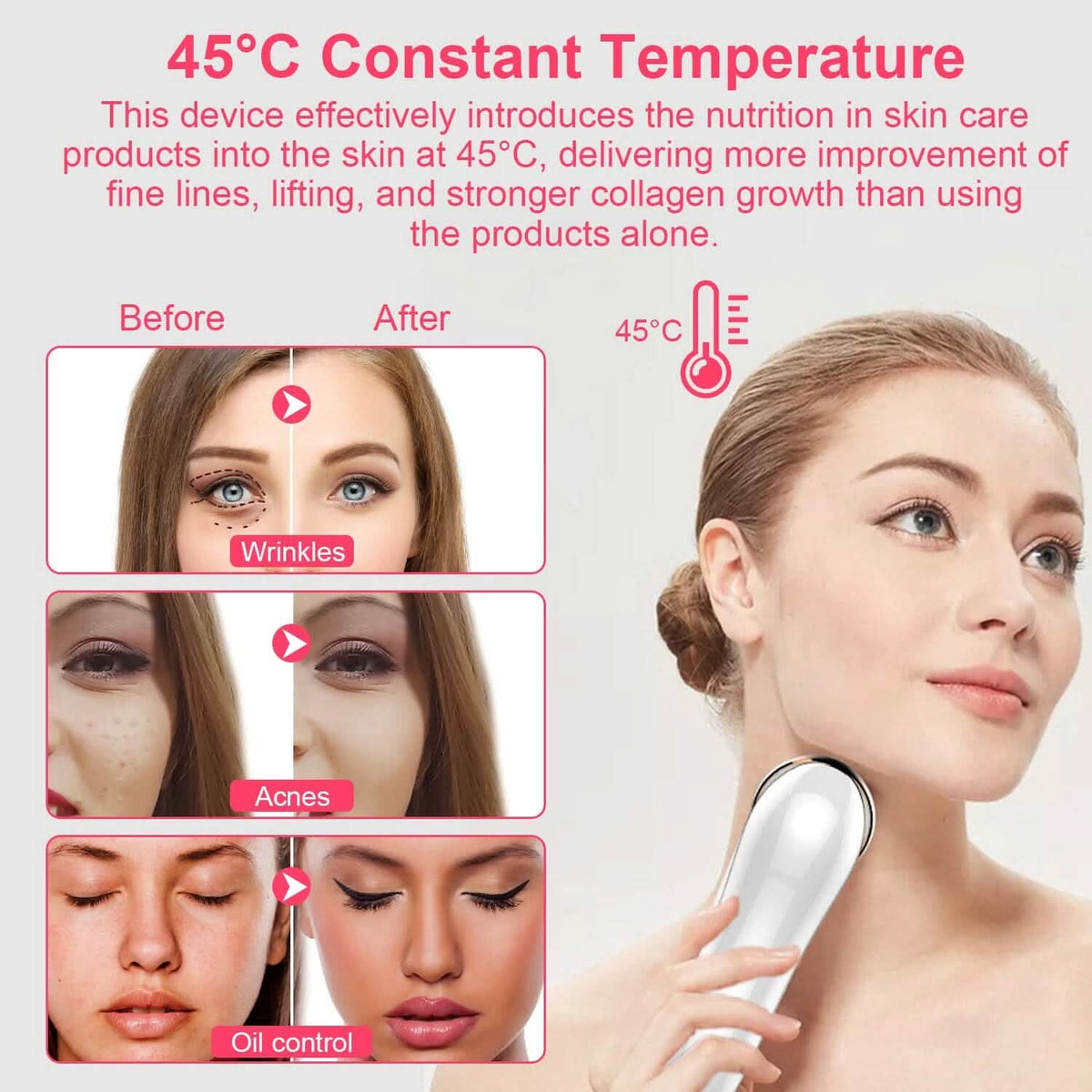 7-in-1 Facial Massager Ultrasonic High Frequency Face Lifting Machine-7-in-1 Facial Massager Ultrasonic High Frequency Face Lifting Machine