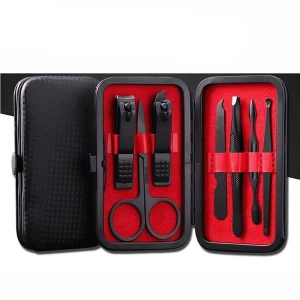 7-Piece: Stainless Steel Manicure Pedicure Kit-7-Piece: Stainless Steel Manicure Pedicure Kit