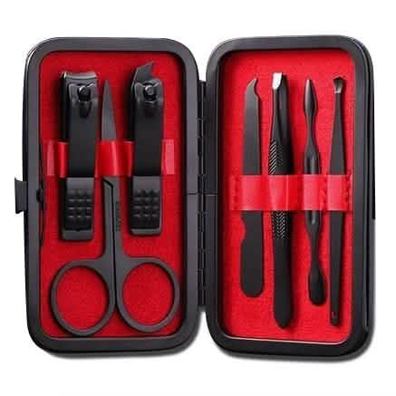 7-Piece: Stainless Steel Manicure Pedicure Kit-7-Piece: Stainless Steel Manicure Pedicure Kit