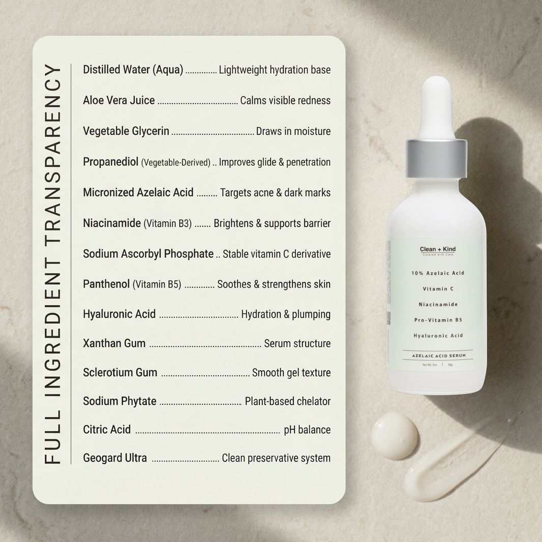 Azelaic Acid Serum 10% — Silicone-Free, Fragrance-Free, 2 oz-Azelaic Acid Serum 10% — Silicone-Free, Fragrance-Free, 2 oz