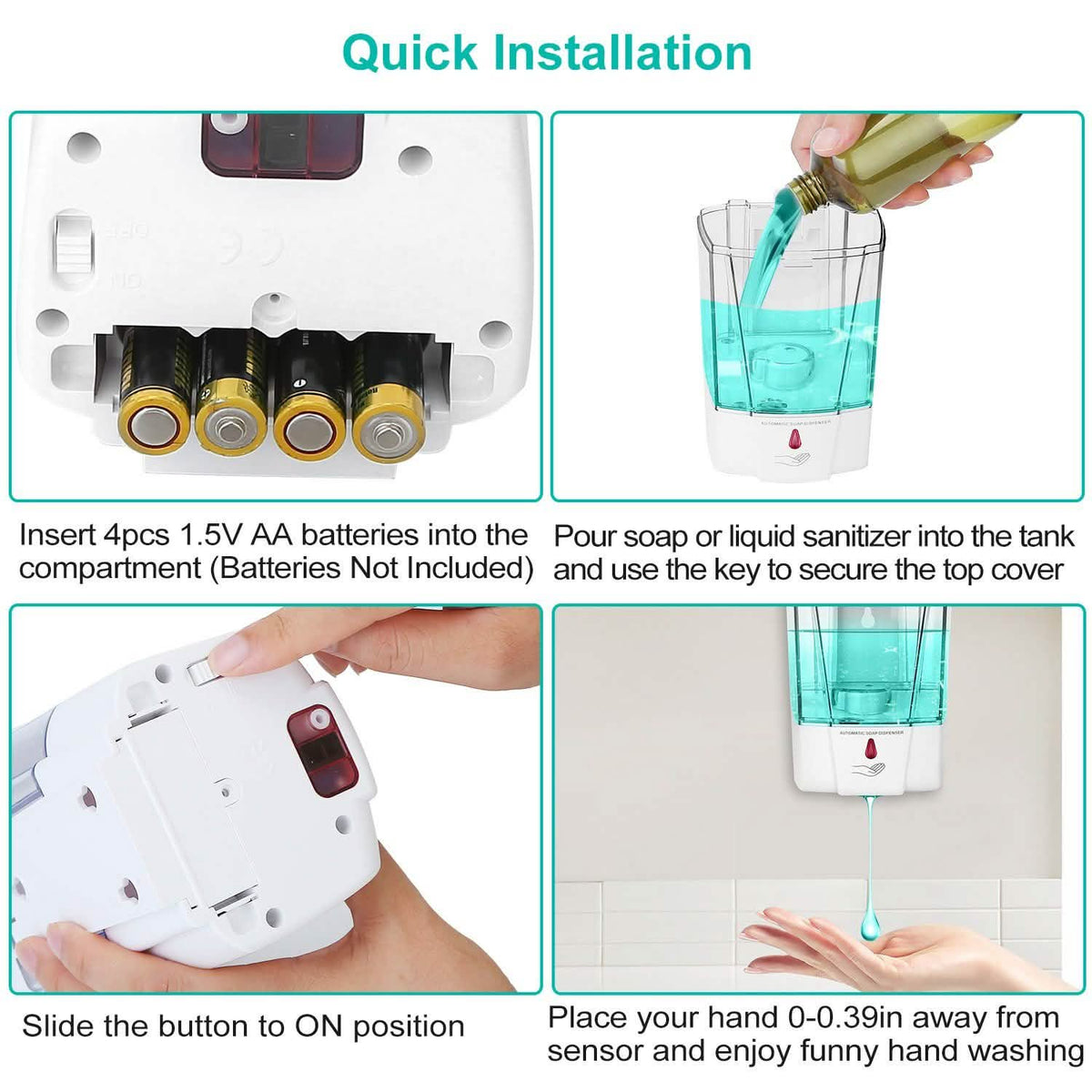 700ML Automatic Soap Dispenser-700ML Automatic Soap Dispenser