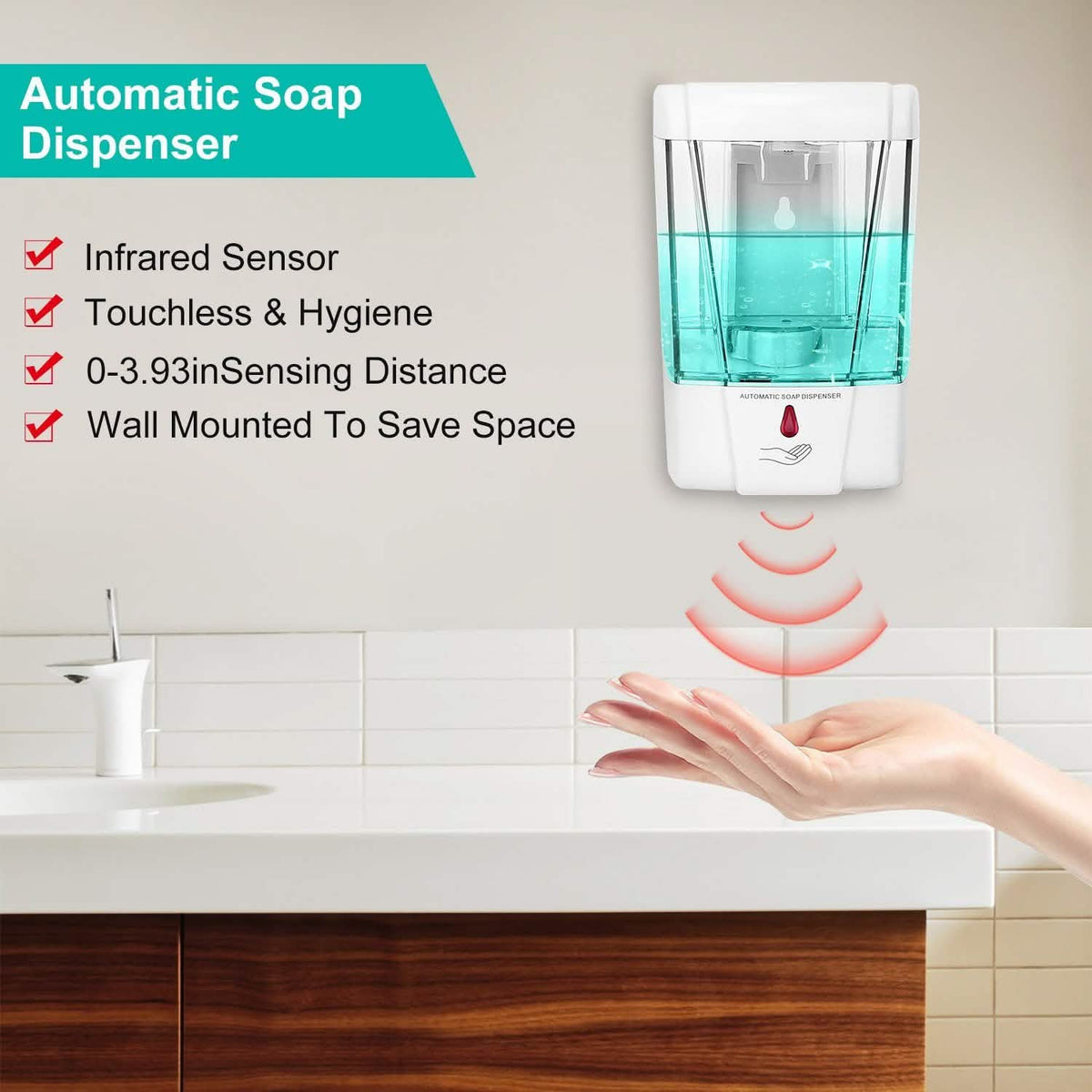 700ML Automatic Soap Dispenser-700ML Automatic Soap Dispenser