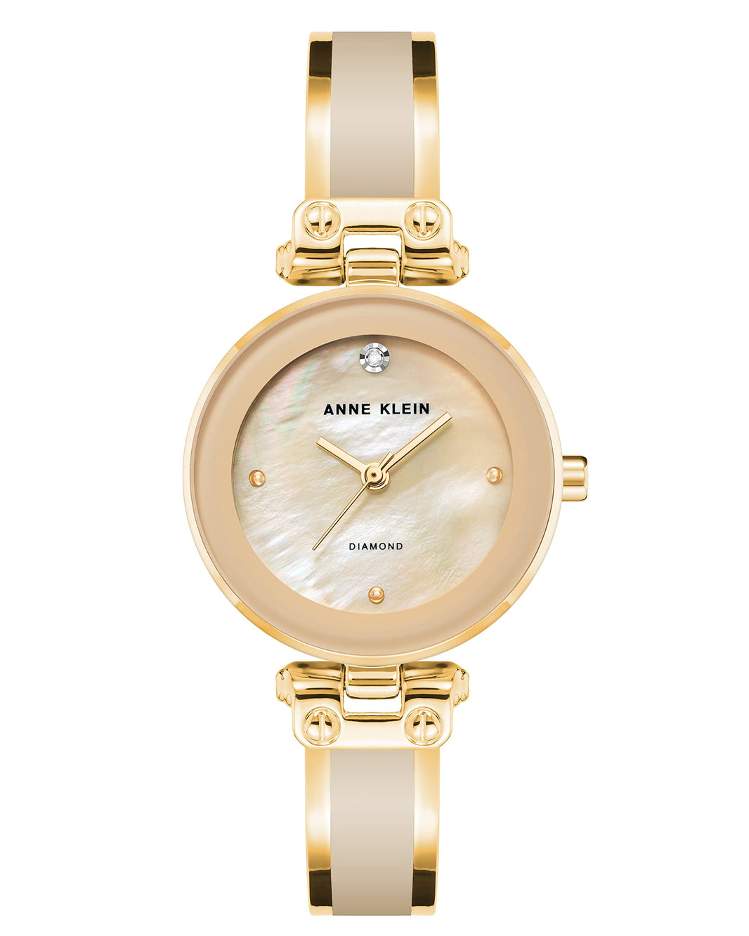 Anne Klein Women's Genuine Diamond Dial Bangle Watch-Anne Klein Women's Genuine Diamond Dial Bangle Watch