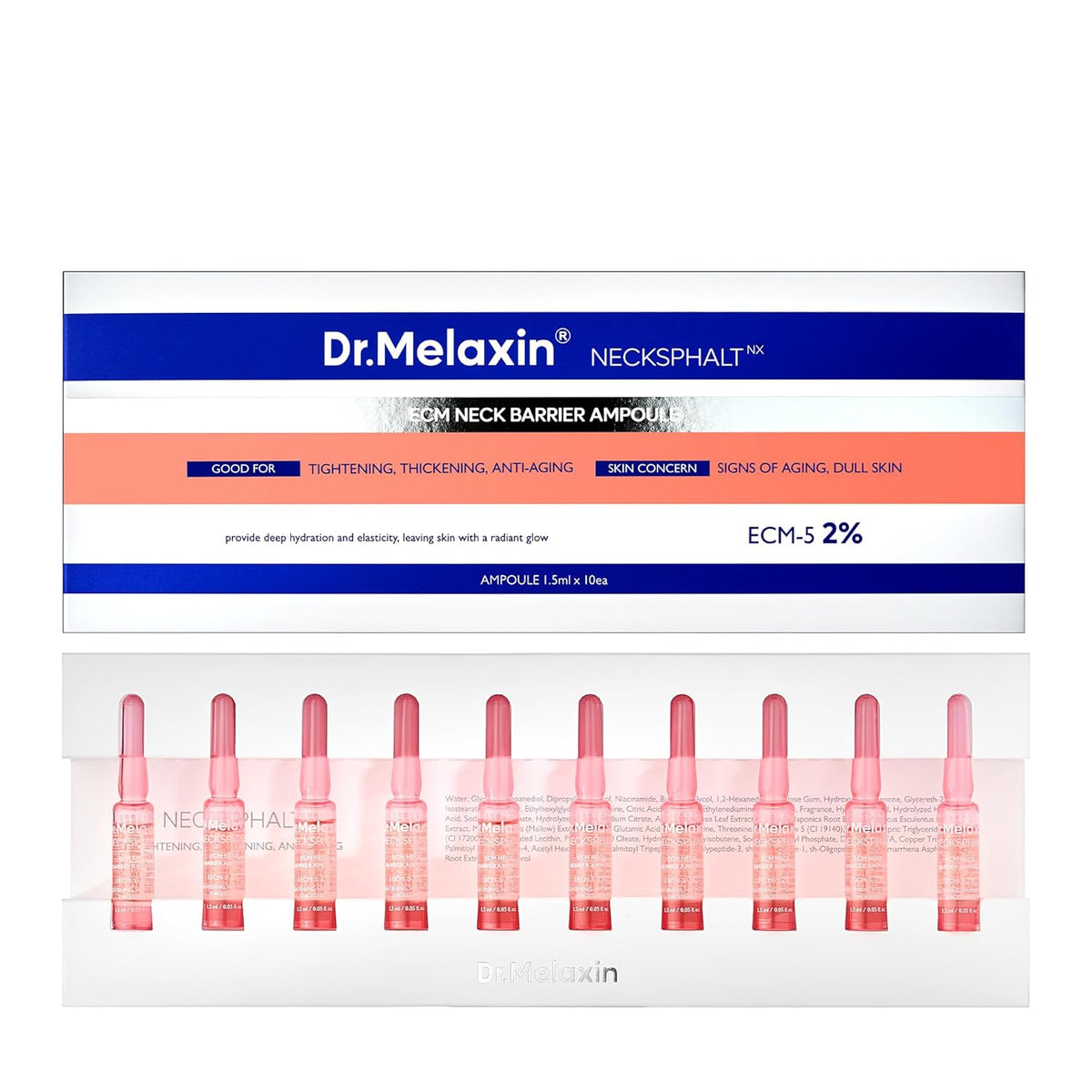 Dr. Melaxin Necksphalt ECM Neck Barrier Ampoule-Dr. Melaxin Necksphalt ECM Neck Barrier Ampoule