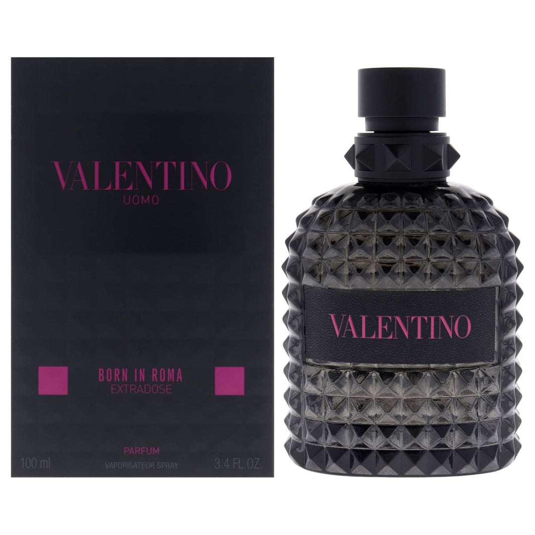 Valentino Uomo Born In Roma Intense for Men 3.4 oz Eau de Parfum Intense Spray-Valentino Uomo Born In Roma Intense for Men 3.4 oz Eau de Parfum Intense Spray