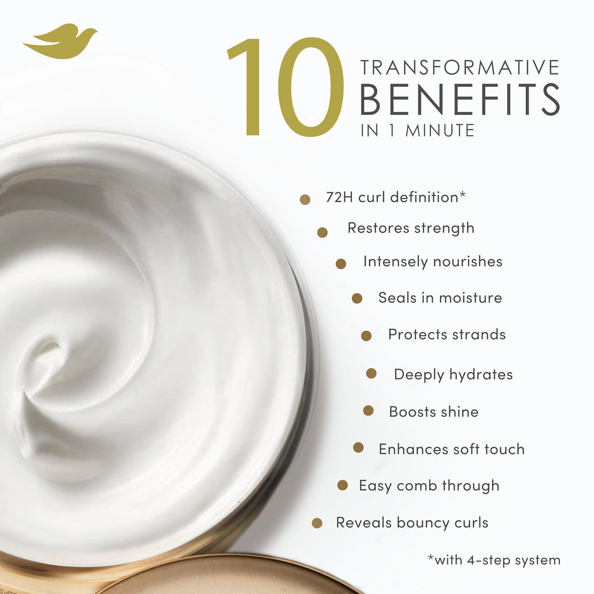 Dove Hair Intensive Repair 10in1 Serum Mask for Damaged Hair with Bio-Protein Care Technology and Amino Serum 9.2 fl oz-Dove Hair Intensive Repair 10in1 Serum Mask for Damaged Hair with Bio-Protein Care Technology and Amino Serum 9.2 fl oz