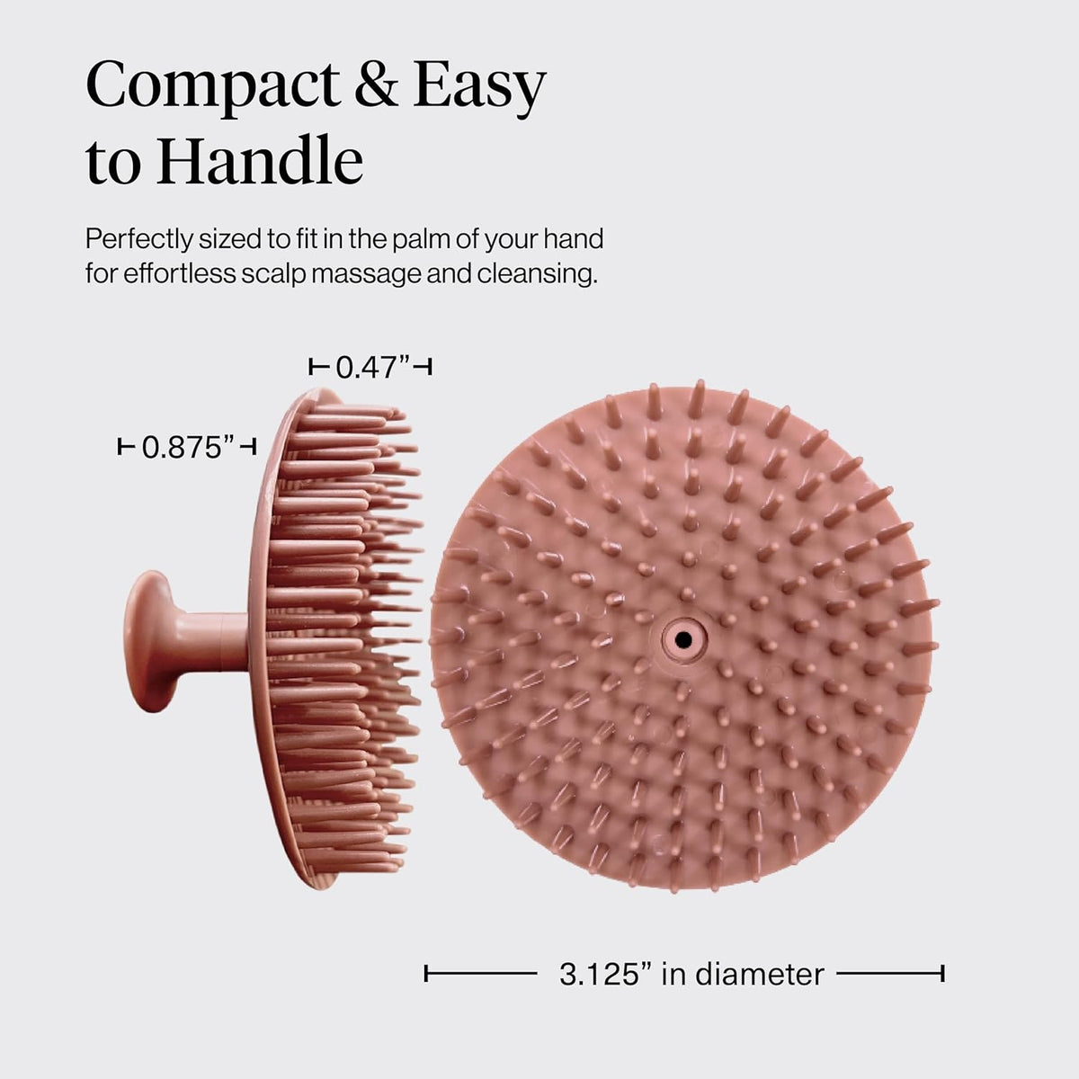 Kitsch Scalp Massager for Hair Care - Scalp Scrubber, Shampoo Brush & Exfoliator for Scalps- Hair Scrubber for Relaxing Bath - Terracotta-Kitsch Scalp Massager for Hair Care - Scalp Scrubber, Shampoo Brush & Exfoliator for Scalps- Hair Scrubber for Relaxing Bath - Terracotta