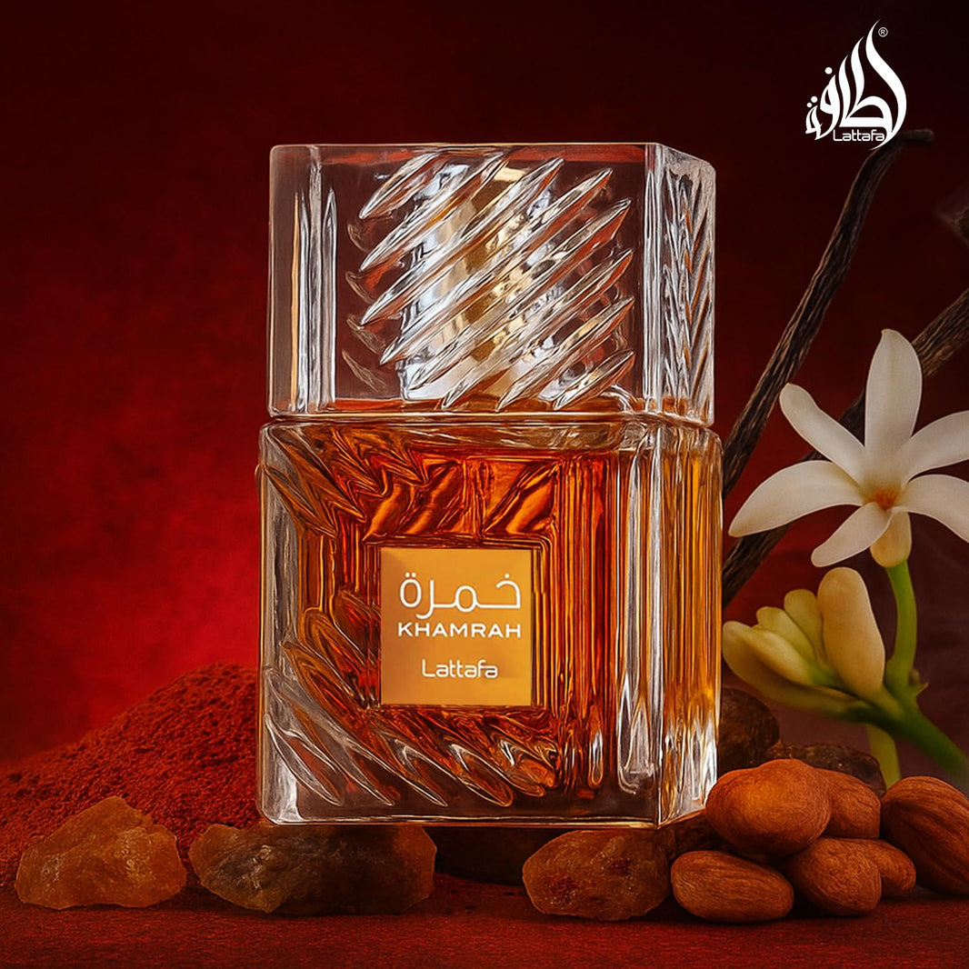 Lattafa Khamrah - Vanilla, Warm Spicy, Amber, Cinnamon - Eau de Parfum Long-Lasting Fragrance for Unisex, 3.40 Ounce / 100 ml-Lattafa Khamrah - Vanilla, Warm Spicy, Amber, Cinnamon - Eau de Parfum Long-Lasting Fragrance for Unisex, 3.40 Ounce / 100 ml