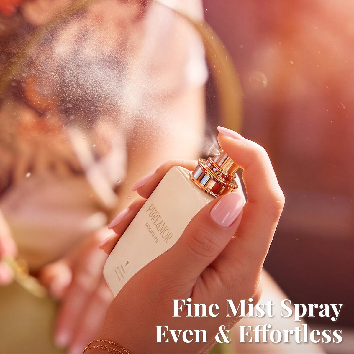 PUREAMOR Pheromone Perfume for Women, Moonlight Mellow Extrait de Parfum - Long Lasting Sweet Floral Gourmand Scent, 30% High Concentration, Full Size Fragrance Spray, 1.0 oz / 30 ml-PUREAMOR Pheromone Perfume for Women, Moonlight Mellow Extrait de Parfum - Long Lasting Sweet Floral Gourmand Scent, 30% High Concentration, Full Size Fragrance Spray, 1.0 oz / 30 ml