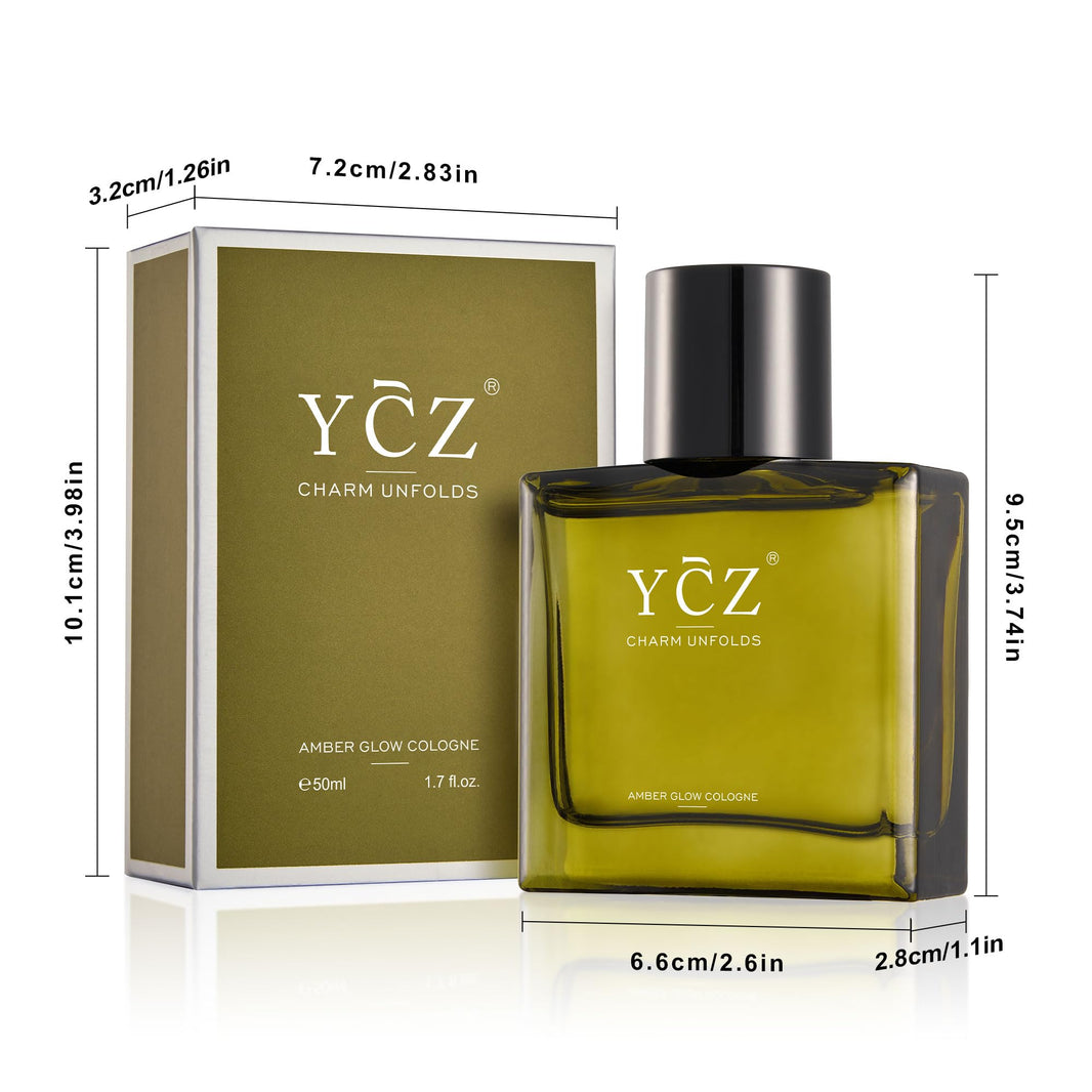 Ycz Midnight Marine Eau de Parfum for Men, 1.7 Fl Oz (50 mL), Long-Lasting Cologne, Fresh Marine & Woody Fragrance with Grapefruit, Ginger and Cedar Notes for Daily Wear, Date Night and Gifts-Ycz Midnight Marine Eau de Parfum for Men, 1.7 Fl Oz (50 mL), Long-Lasting Cologne, Fresh Marine & Woody Fragrance with Grapefruit, Ginger and Cedar Notes for Daily Wear, Date Night and Gifts