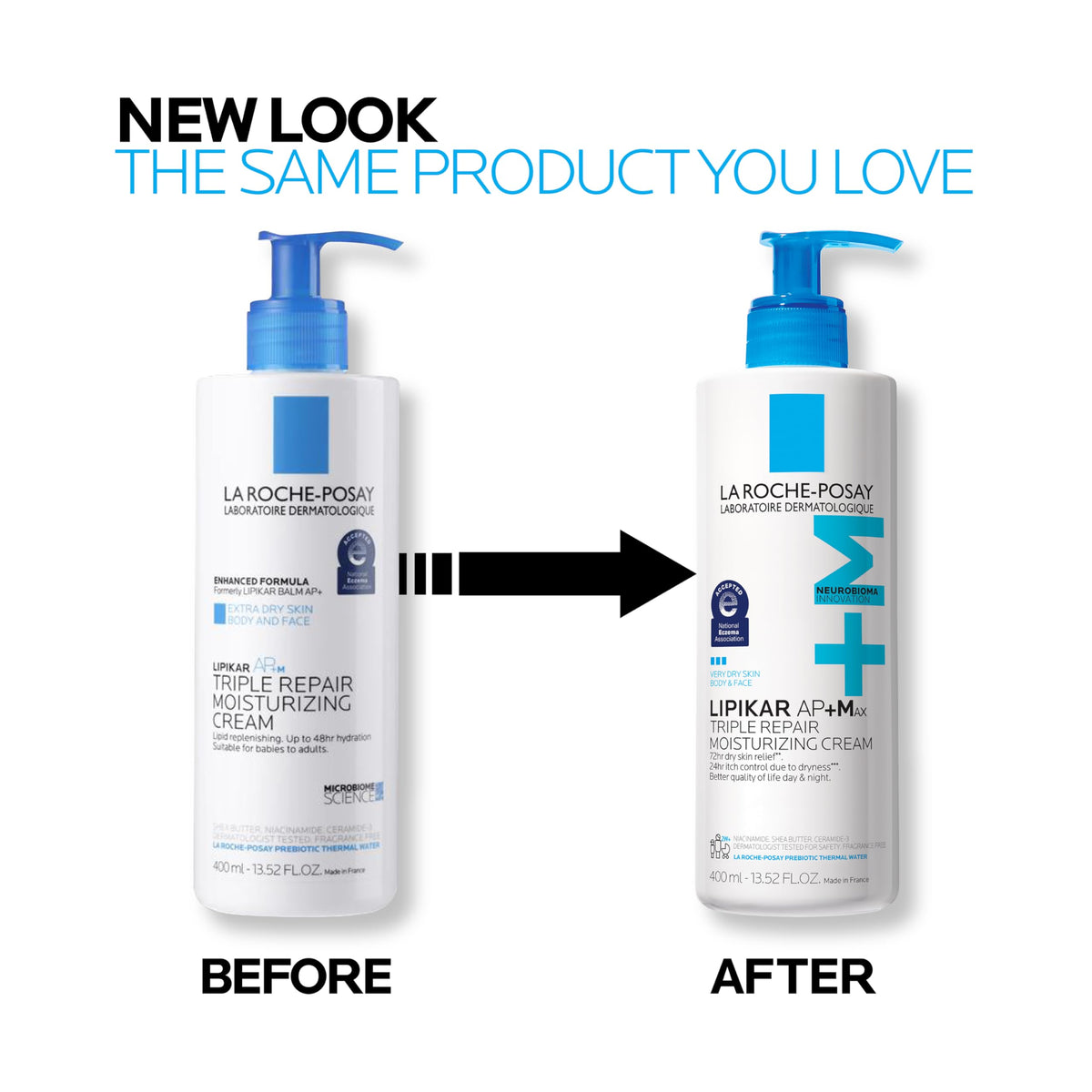 La Roche-Posay Lipikar AP+MAX Triple Repair Moisturizing Body Cream | Face & Body Lotion for Dry Skin with Shea Butter & Niacinamide | Gentle Moisturizer for Very Dry, Rough & Sensitive Skin-La Roche-Posay Lipikar AP+MAX Triple Repair Moisturizing Body Cream | Face & Body Lotion for Dry Skin with Shea Butter & Niacinamide | Gentle Moisturizer for Very Dry, Rough & Sensitive Skin