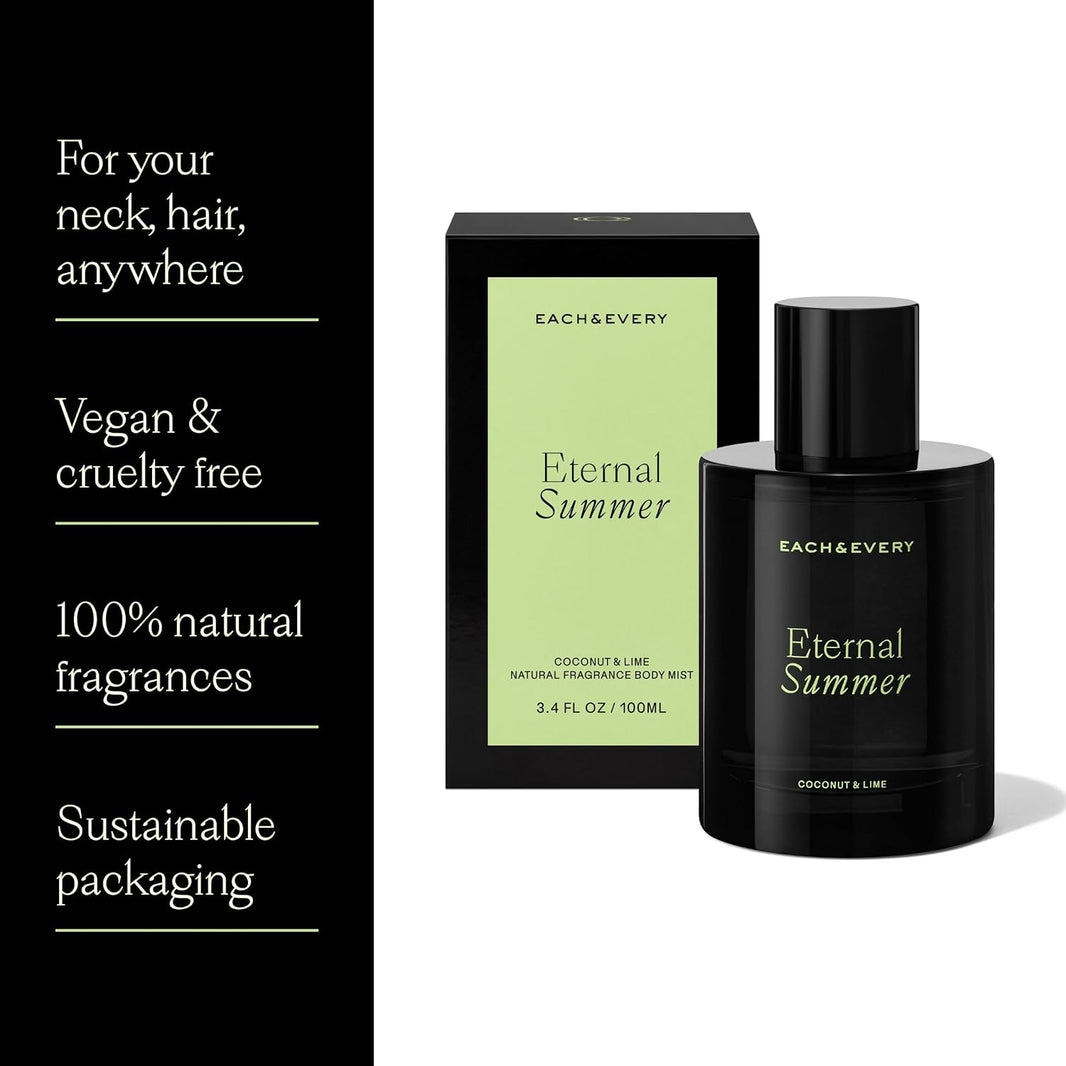 Each & Every Hair & Body Mist Bundle for Women & Men – 100% Natural Fragrance, Vegan & Cruelty-Free – After Glow, Eternal Summer & This Love Scents, 3-Pack-Each & Every Hair & Body Mist Bundle for Women & Men – 100% Natural Fragrance, Vegan & Cruelty-Free – After Glow, Eternal Summer & This Love Scents, 3-Pack
