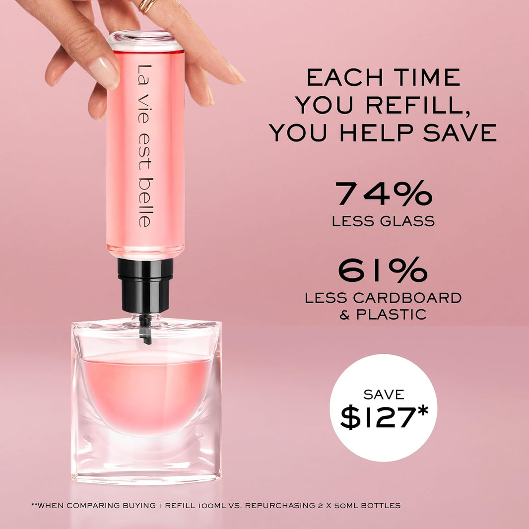 Lancôme La Vie Est Belle Eau de Parfum - Long Lasting Fragrance with Notes of Iris, Earthy Patchouli, Warm Vanilla & Spun Sugar - Floral & Sweet Women's Perfume-Lancôme La Vie Est Belle Eau de Parfum - Long Lasting Fragrance with Notes of Iris, Earthy Patchouli, Warm Vanilla & Spun Sugar - Floral & Sweet Women's Perfume