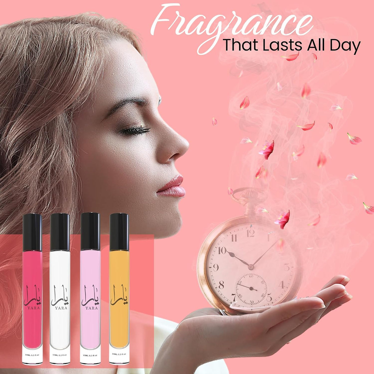 Equivalence Yara's 4 Pieces Set Eau De Parfum Spray for Women edition travel Size BUNDLE 0.34 Ounce Moi +Tous + Candy +Pink, LARGE BOTTLES NOT INCLUDED It is only a reference-Equivalence Yara's 4 Pieces Set Eau De Parfum Spray for Women edition travel Size BUNDLE 0.34 Ounce Moi +Tous + Candy +Pink, LARGE BOTTLES NOT INCLUDED It is only a reference