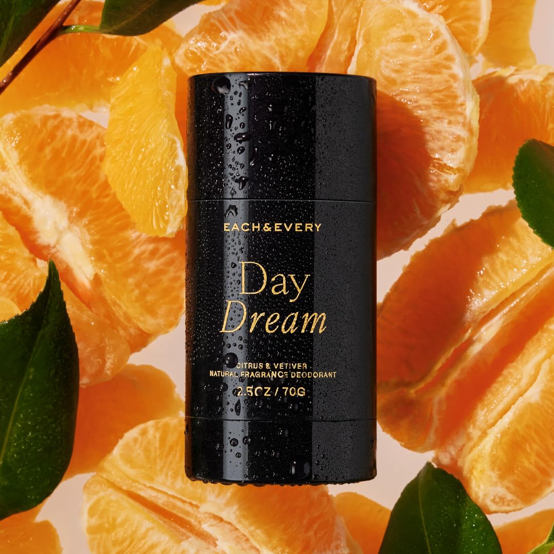 Each & Every Aluminum Free Deodorant for Women & Men – Natural Fragrance 72-Hr Odor Protection, Non-Toxic Deodorant for Sensitive Skin, EWG Verified, Baking Soda Free - Citrus & Vetiver Scent, 2.5oz-Each & Every Aluminum Free Deodorant for Women & Men – Natural Fragrance 72-Hr Odor Protection, Non-Toxic Deodorant for Sensitive Skin, EWG Verified, Baking Soda Free - Citrus & Vetiver Scent, 2.5oz