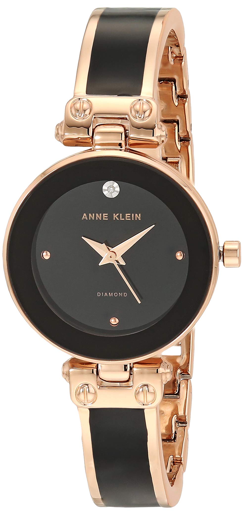 Anne Klein Women's Genuine Diamond Dial Bangle Watch-Anne Klein Women's Genuine Diamond Dial Bangle Watch