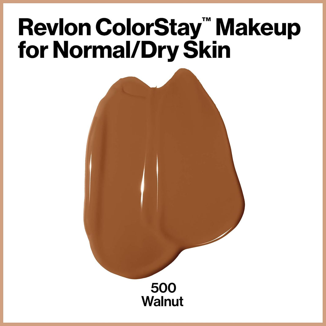 Revlon Liquid Foundation, ColorStay Face Makeup for Normal & Dry Skin, SPF 20, Longwear Medium-Full Coverage with Natural Finish, 240 Medium Beige, 1 Fl Oz-Revlon Liquid Foundation, ColorStay Face Makeup for Normal & Dry Skin, SPF 20, Longwear Medium-Full Coverage with Natural Finish, 240 Medium Beige, 1 Fl Oz