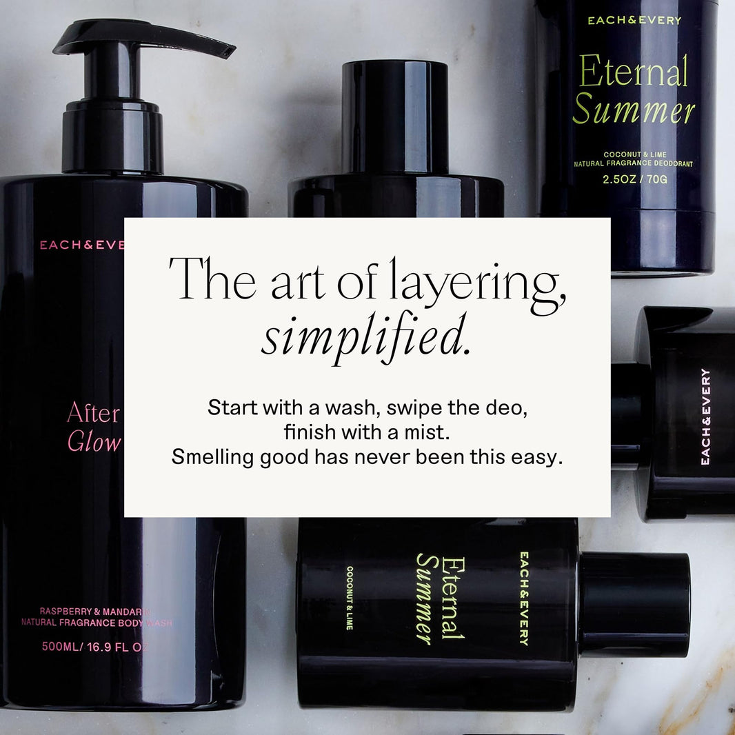 Each & Every Body Wash for Women and Men - Skin Feels Hydrated, Smooth & Soft - Ceramides, Lactic Acid AHA & Moringa Oil - 100% Natural Fragrance Gel - Eternal Summer, Coconut & Lime - 16.5 Fl Oz-Each & Every Body Wash for Women and Men - Skin Feels Hydrated, Smooth & Soft - Ceramides, Lactic Acid AHA & Moringa Oil - 100% Natural Fragrance Gel - Eternal Summer, Coconut & Lime - 16.5 Fl Oz