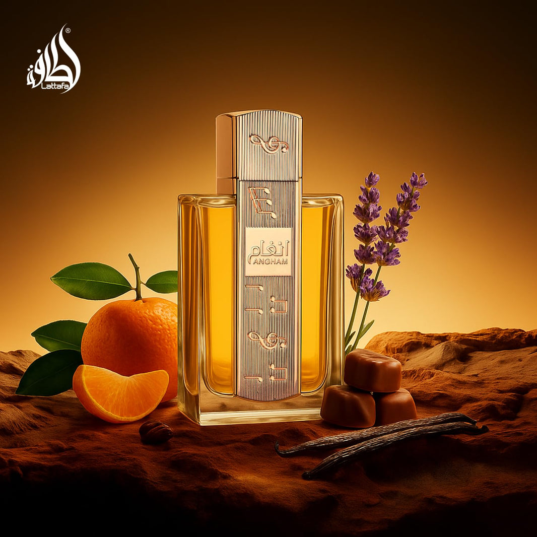 Lattafa Angham - Citrus, Lavender, Musk, Amber, Vanilla - Eau de Parfum Long-Lasting Fragrance for Unisex, 3.40 Ounce / 100 ml-Lattafa Angham - Citrus, Lavender, Musk, Amber, Vanilla - Eau de Parfum Long-Lasting Fragrance for Unisex, 3.40 Ounce / 100 ml