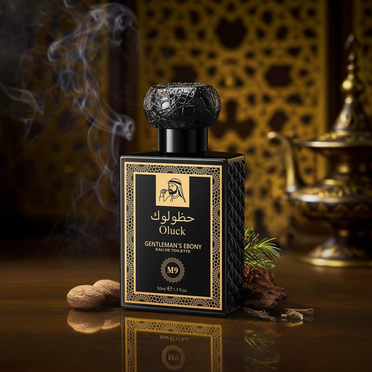 Oluck Gulf Night Perfume M7 Cologne for Women & Men, Lemon Pineapple Nutmeg Cedarwood Vanilla Notes, Middle Eastern Fragrance-Oluck Gulf Night Perfume M7 Cologne for Women & Men, Lemon Pineapple Nutmeg Cedarwood Vanilla Notes, Middle Eastern Fragrance