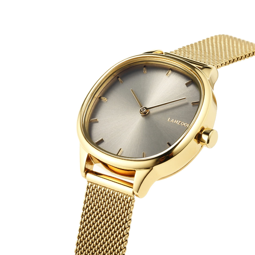 LANZOOM Retro Women's Quartz Watch - Stainless Steel case,Gold Filled, Ideal Gift for Holidays and Special Occasions.-LANZOOM Retro Women's Quartz Watch - Stainless Steel case,Gold Filled, Ideal Gift for Holidays and Special Occasions.