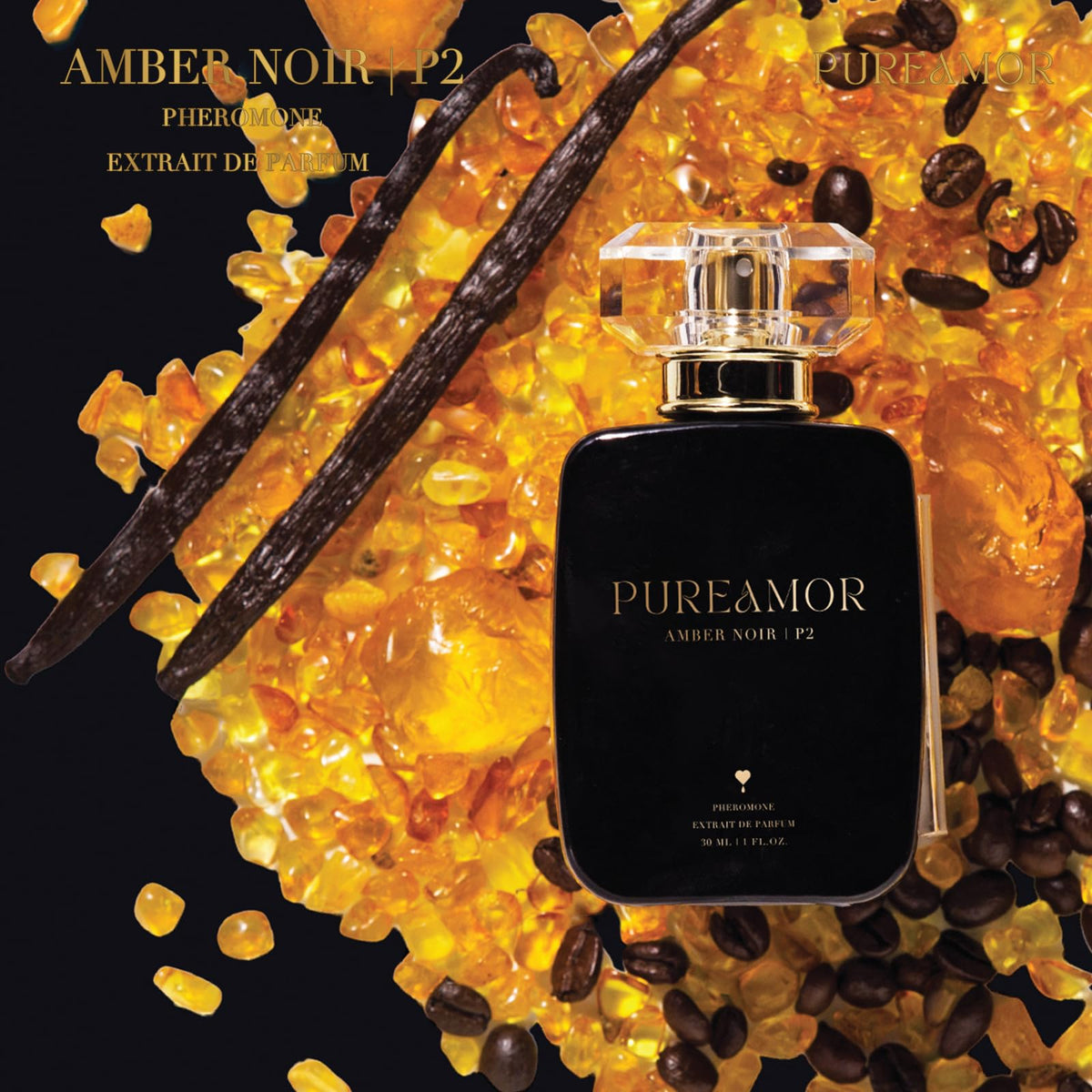 PUREAMOR Pheromone Perfume for Women, Moonlight Mellow Extrait de Parfum - Long Lasting Sweet Floral Gourmand Scent, 30% High Concentration, Full Size Fragrance Spray, 1.0 oz / 30 ml-PUREAMOR Pheromone Perfume for Women, Moonlight Mellow Extrait de Parfum - Long Lasting Sweet Floral Gourmand Scent, 30% High Concentration, Full Size Fragrance Spray, 1.0 oz / 30 ml