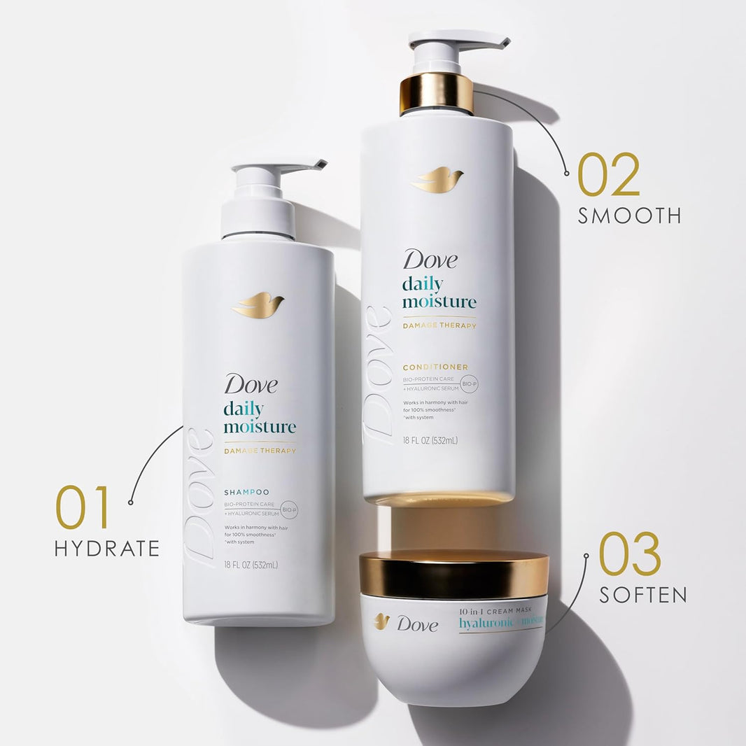 Dove Hair Intensive Repair 10in1 Serum Mask for Damaged Hair with Bio-Protein Care Technology and Amino Serum 9.2 fl oz-Dove Hair Intensive Repair 10in1 Serum Mask for Damaged Hair with Bio-Protein Care Technology and Amino Serum 9.2 fl oz