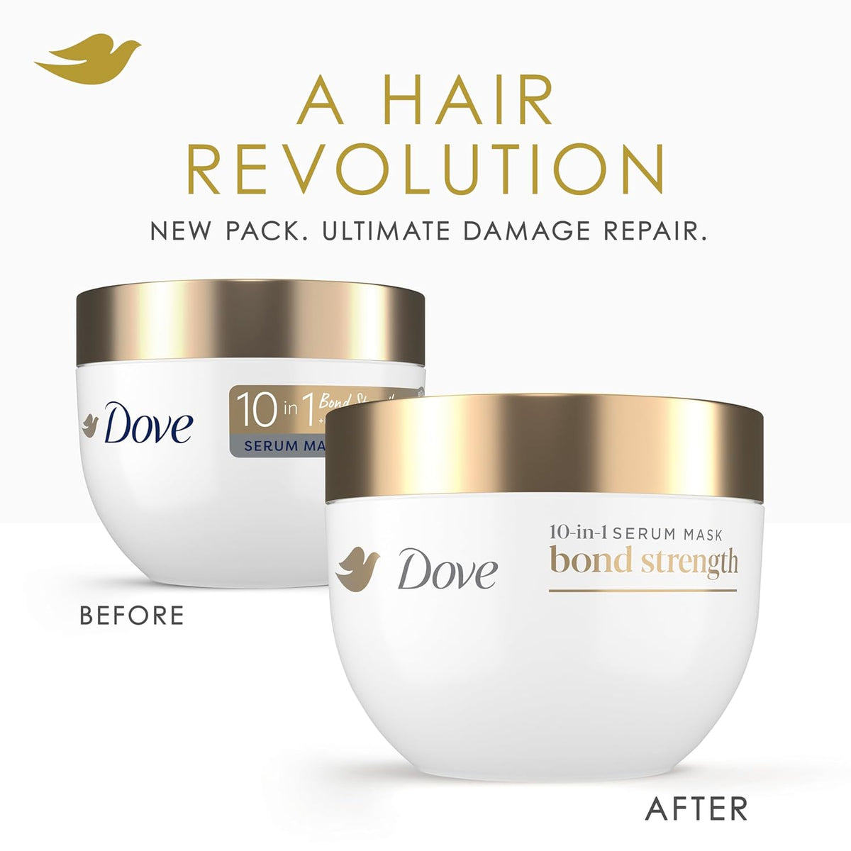 Dove Hair Intensive Repair 10in1 Serum Mask for Damaged Hair with Bio-Protein Care Technology and Amino Serum 9.2 fl oz-Dove Hair Intensive Repair 10in1 Serum Mask for Damaged Hair with Bio-Protein Care Technology and Amino Serum 9.2 fl oz