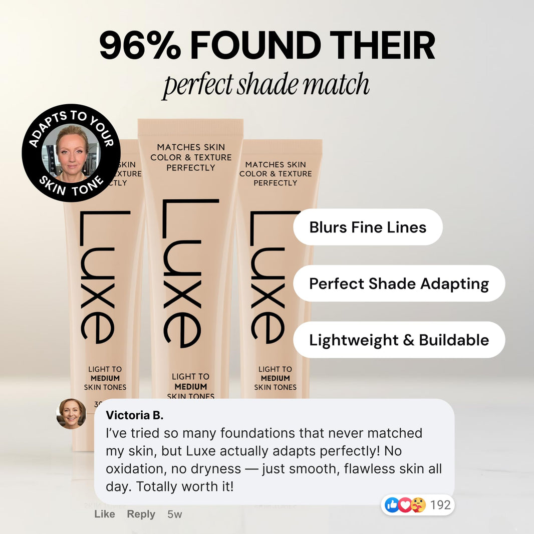 Luxe Color Changing Foundation – Medium-Luxe Color Changing Foundation – Medium